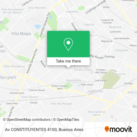 Av  CONSTITUYENTES 4100 map