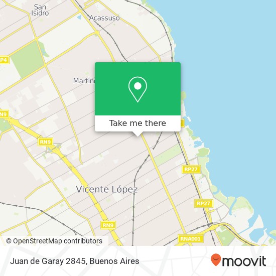 Mapa de Juan de Garay 2845