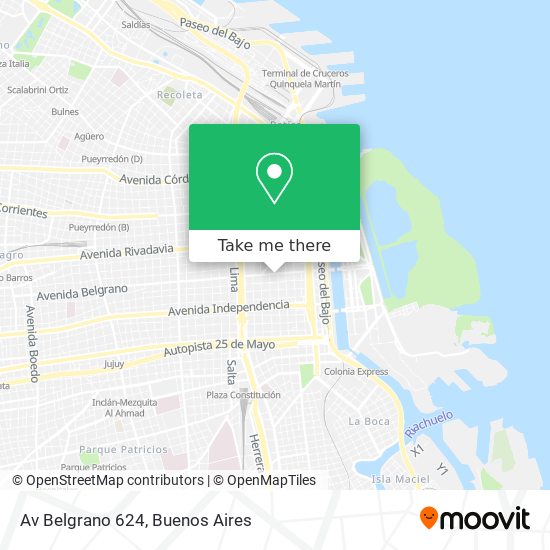 Av  Belgrano 624 map