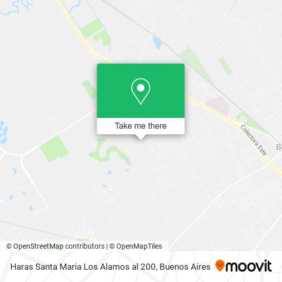 Mapa de Haras Santa Maria   Los Alamos al 200