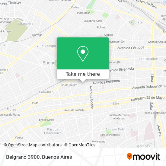 Mapa de Belgrano 3900