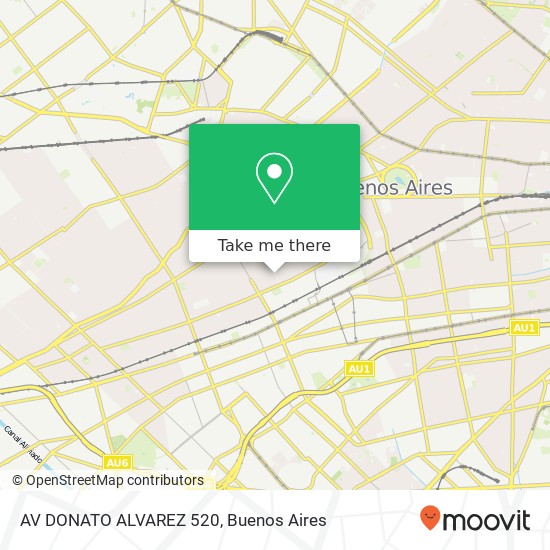 AV  DONATO ALVAREZ 520 map