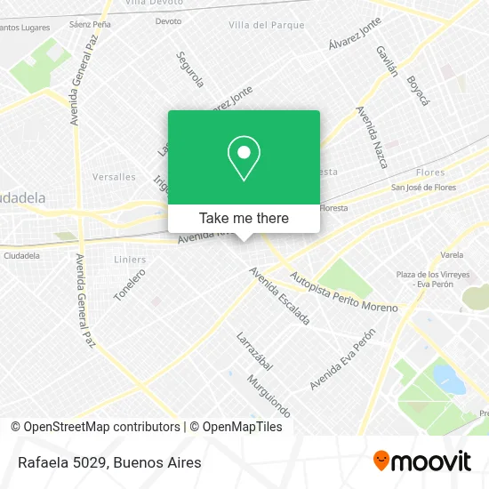 Rafaela 5029 map