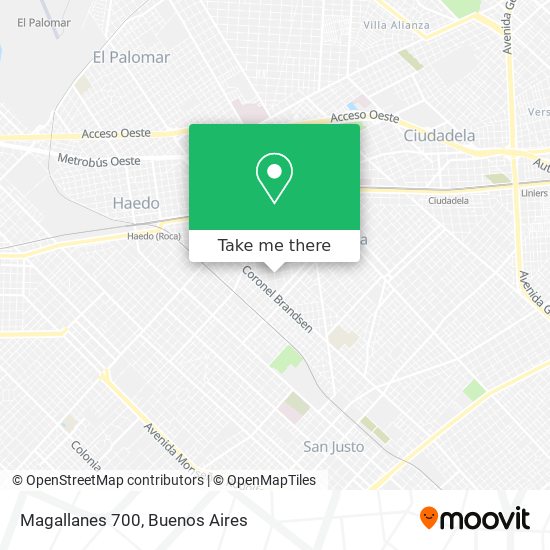 Magallanes 700 map