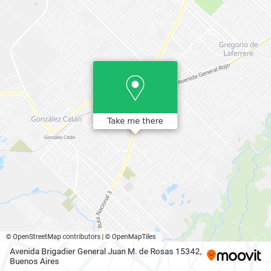 Mapa de Avenida Brigadier General Juan M. de Rosas 15342