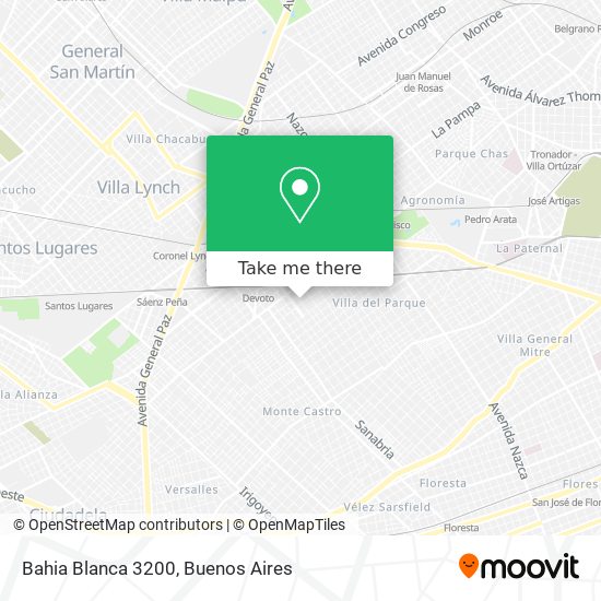 Bahia Blanca 3200 map