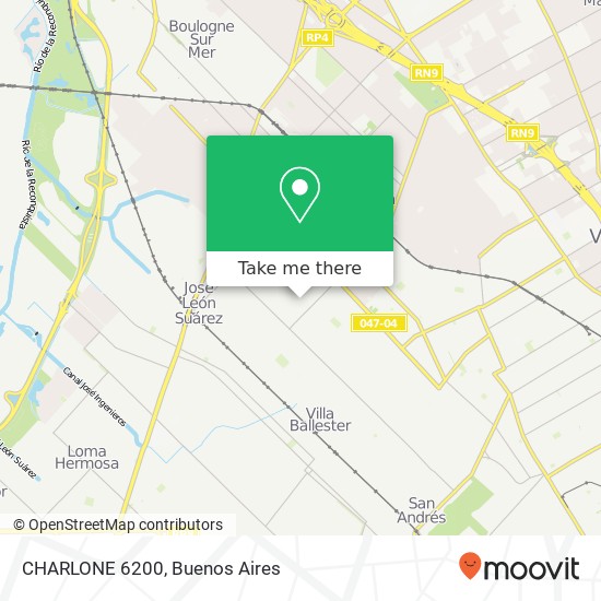 CHARLONE 6200 map