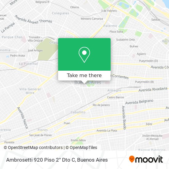 Ambrosetti 920 Piso 2° Dto  C map