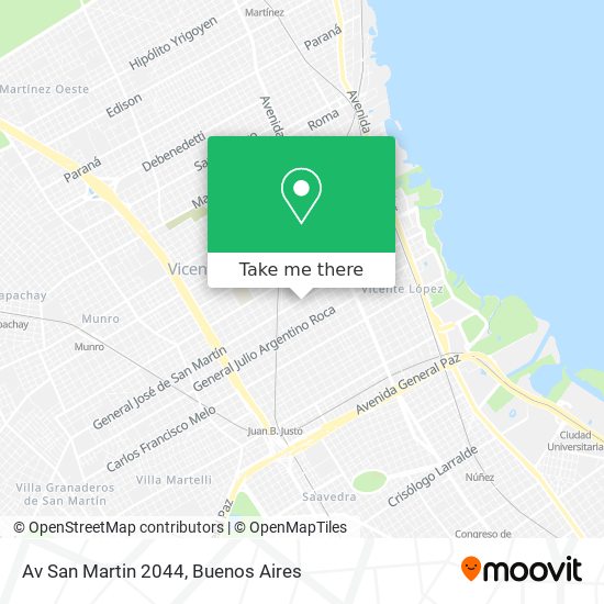 Mapa de Av San Martin 2044