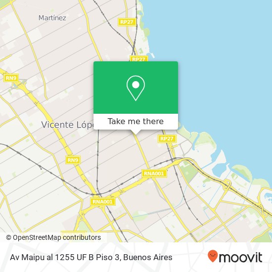 Av  Maipu al 1255   UF B   Piso 3 map