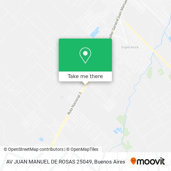 Mapa de AV  JUAN MANUEL DE ROSAS 25049