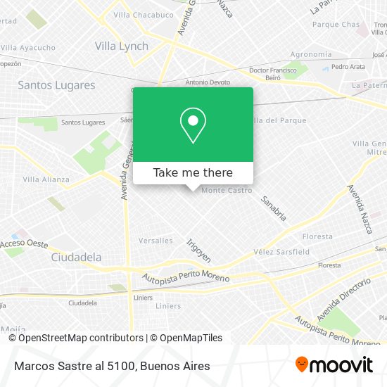 Marcos Sastre al 5100 map