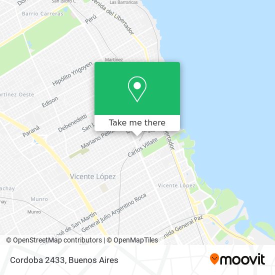 Cordoba 2433 map