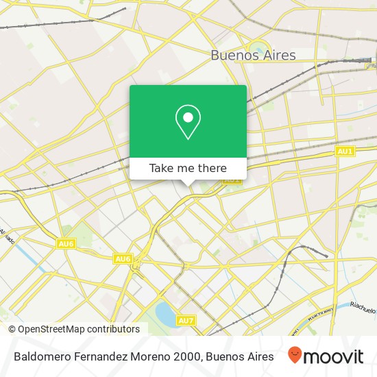 Baldomero Fernandez Moreno 2000 map