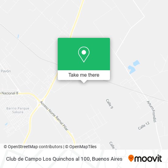 Club de Campo Los Quinchos al 100 map