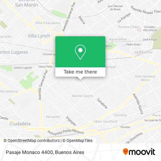 Pasaje Monaco  4400 map