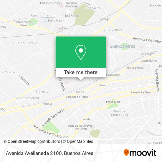 Avenida Avellaneda 2100 map