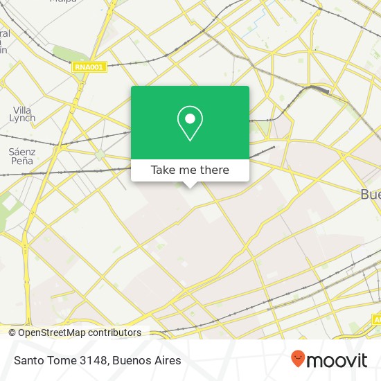 Santo Tome 3148 map