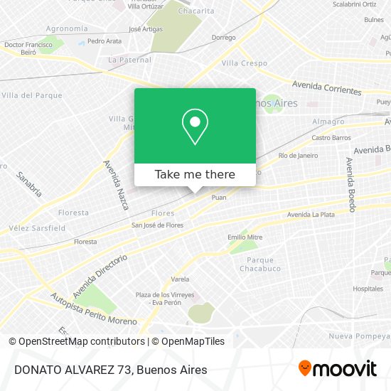 DONATO ALVAREZ 73 map