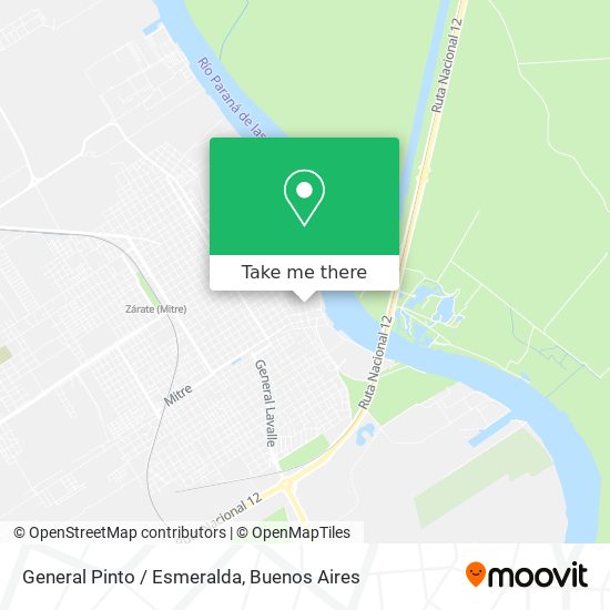 Mapa de General Pinto / Esmeralda