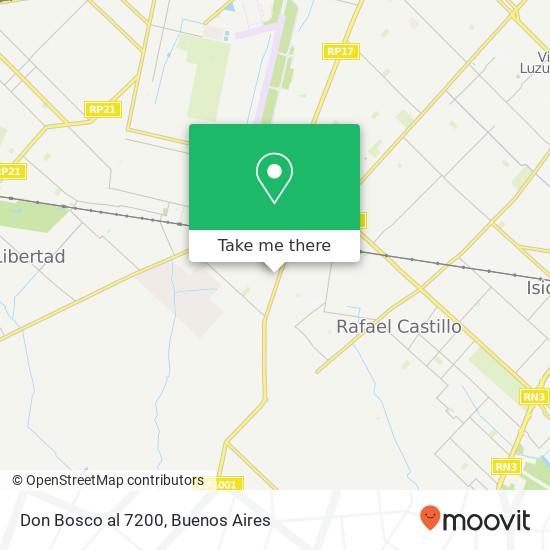 Mapa de Don Bosco  al 7200