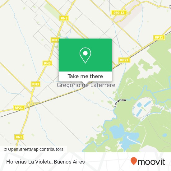 Mapa de Florerias-La Violeta