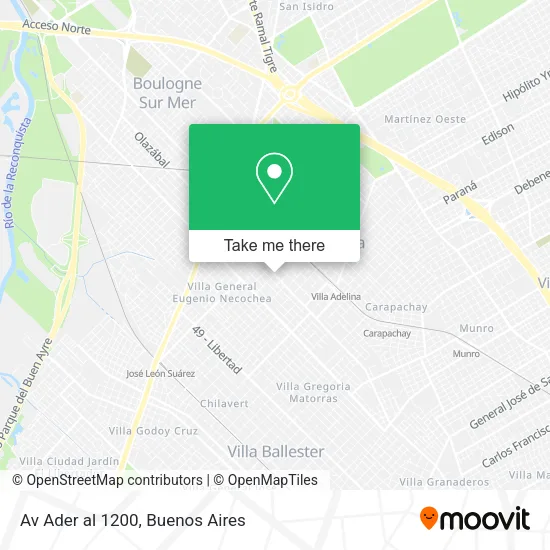 Av  Ader al 1200 map