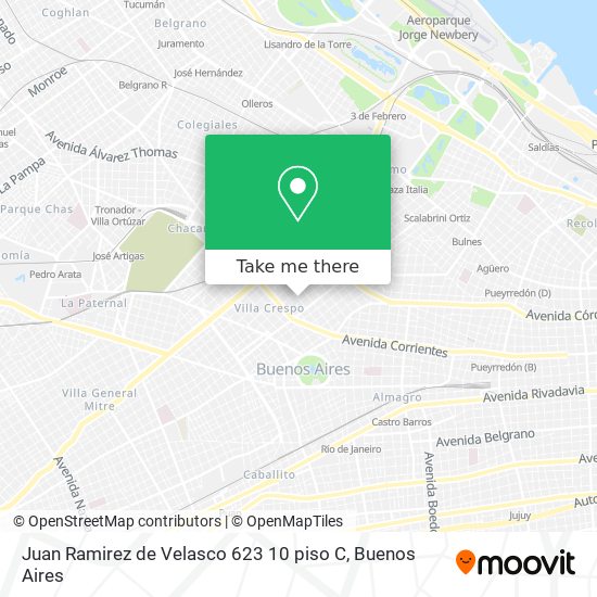 Juan Ramirez de Velasco 623   10 piso C map