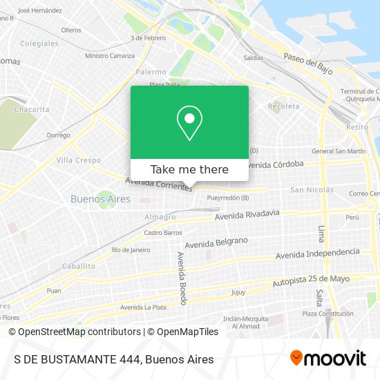 S  DE BUSTAMANTE 444 map