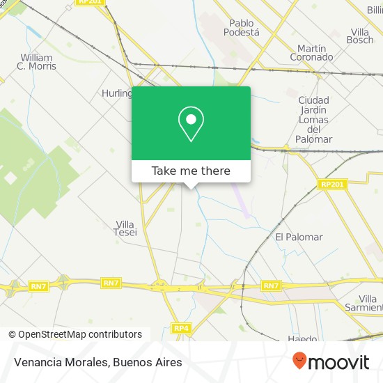 Venancia Morales map