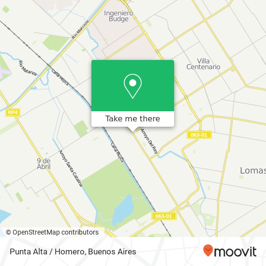 Punta Alta / Homero map