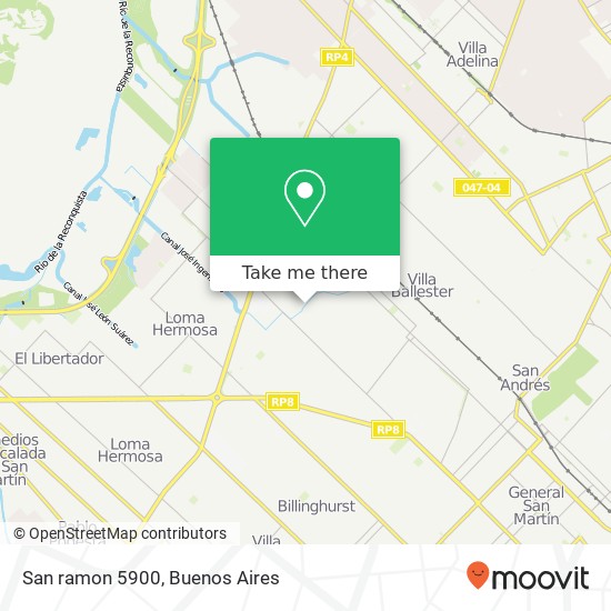 San ramon 5900 map