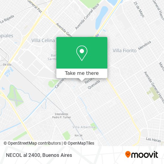 NECOL al 2400 map