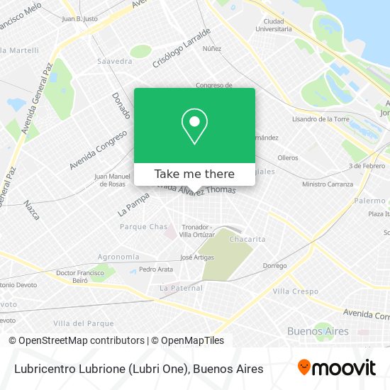 Lubricentro Lubrione (Lubri One) map