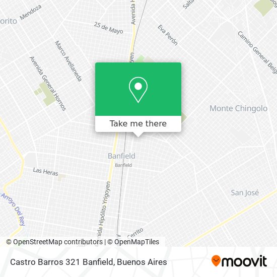Castro Barros 321  Banfield map