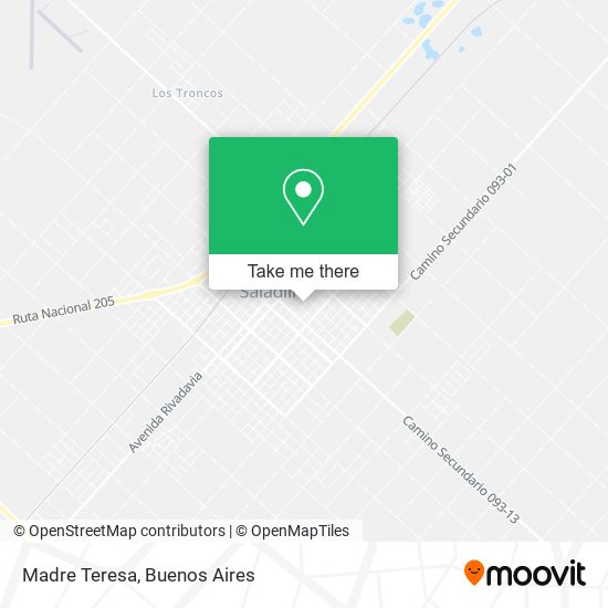 Mapa de Madre Teresa