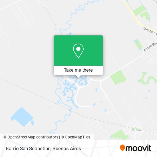 Barrio San Sebastian map