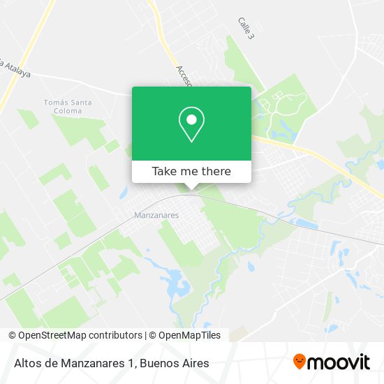 Altos de Manzanares 1 map