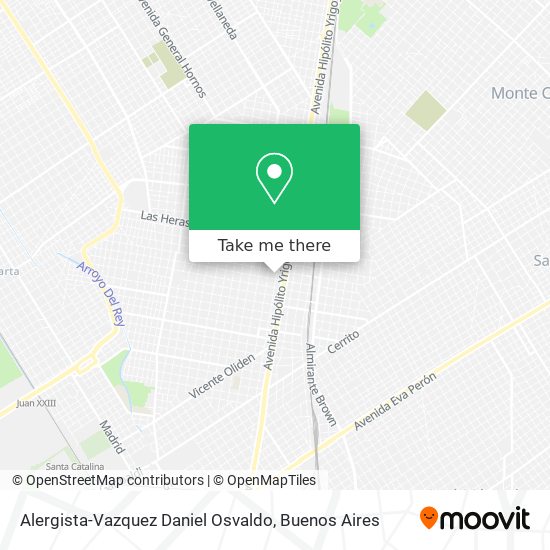 Alergista-Vazquez Daniel Osvaldo map