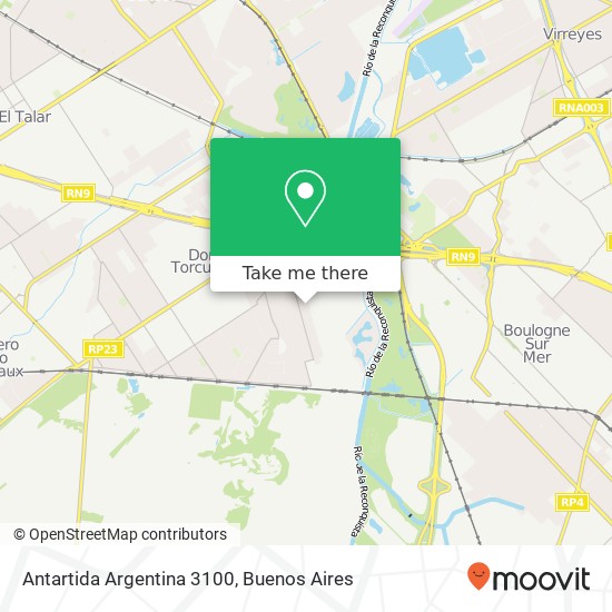 Antartida Argentina  3100 map