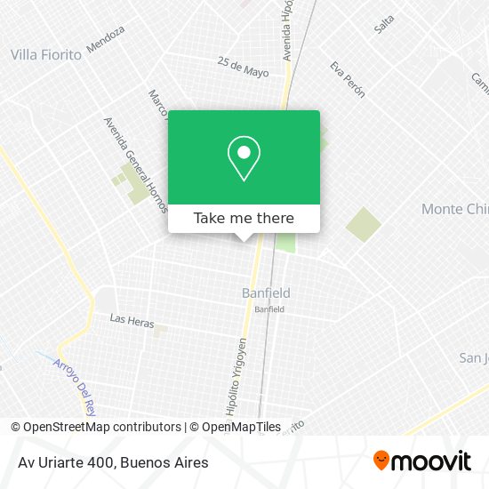 Mapa de Av  Uriarte 400