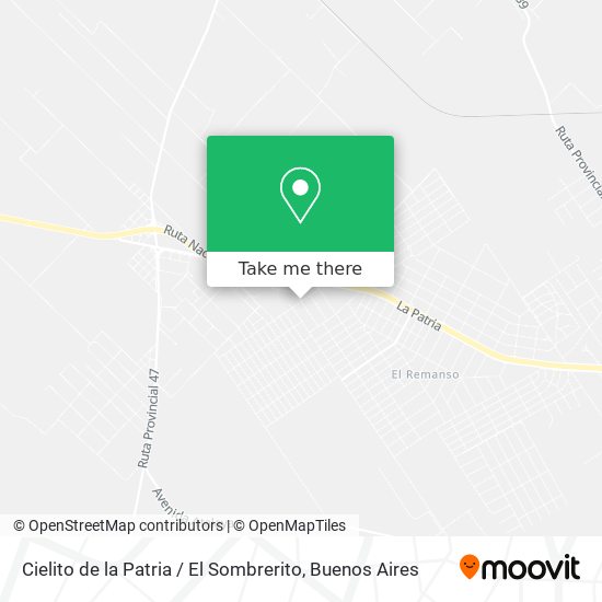 Cielito de la Patria / El Sombrerito map