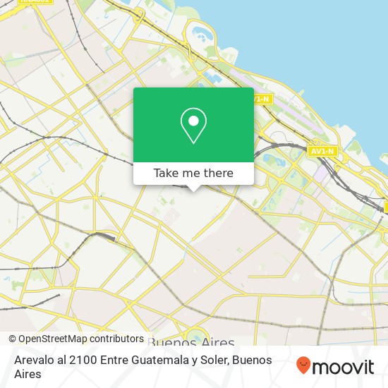 Arevalo al 2100 Entre Guatemala y Soler map