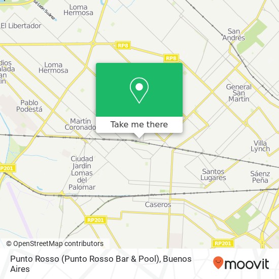Punto Rosso (Punto Rosso Bar & Pool) map