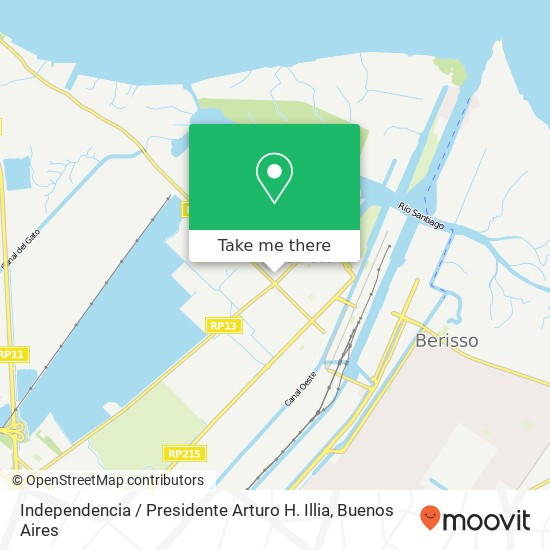 Independencia / Presidente Arturo H. Illia map