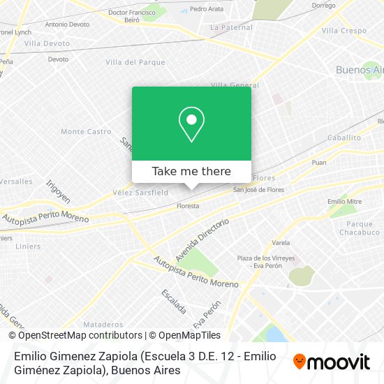 Emilio Gimenez Zapiola (Escuela 3 D.E. 12 - Emilio Giménez Zapiola) map