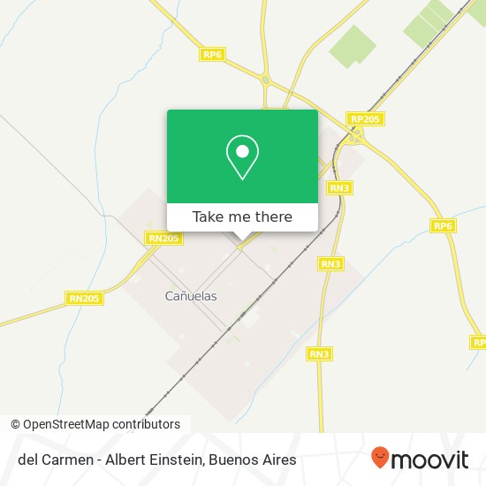 del Carmen - Albert Einstein map