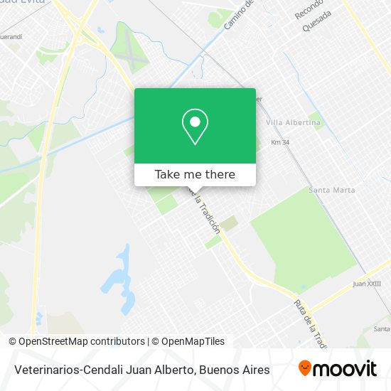 Mapa de Veterinarios-Cendali Juan Alberto