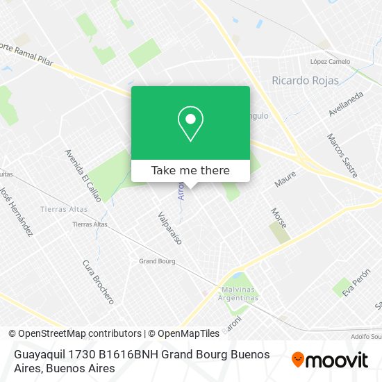 Guayaquil 1730  B1616BNH Grand Bourg  Buenos Aires map
