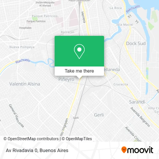 Av  Rivadavia 0 map
